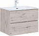 Aquanet Мебель для ванной Алвита New 70 2 ящика подвесная дуб веллингтон белый – фотография-18